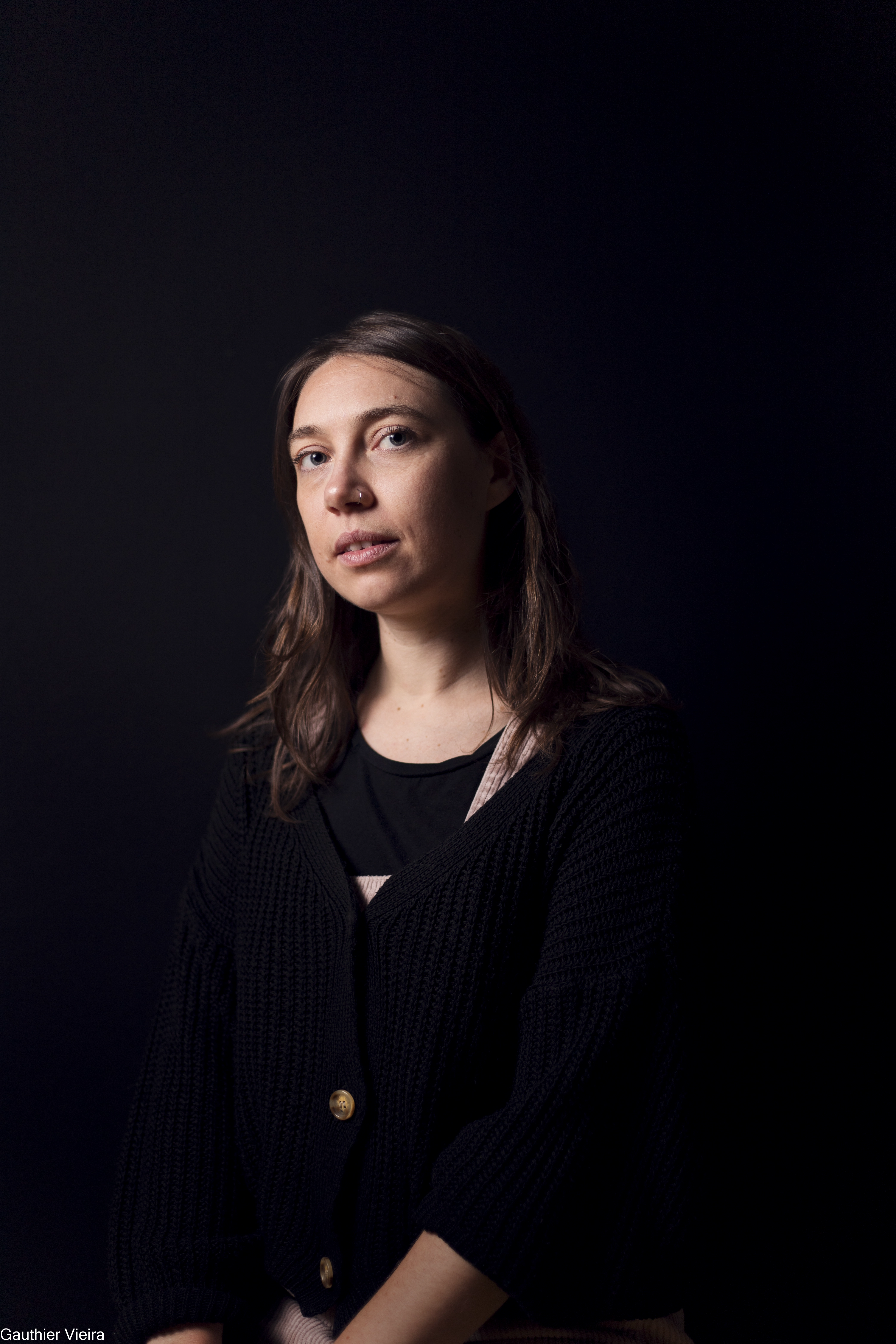 Portrait photo studio réalisée par un photographe professionnel
