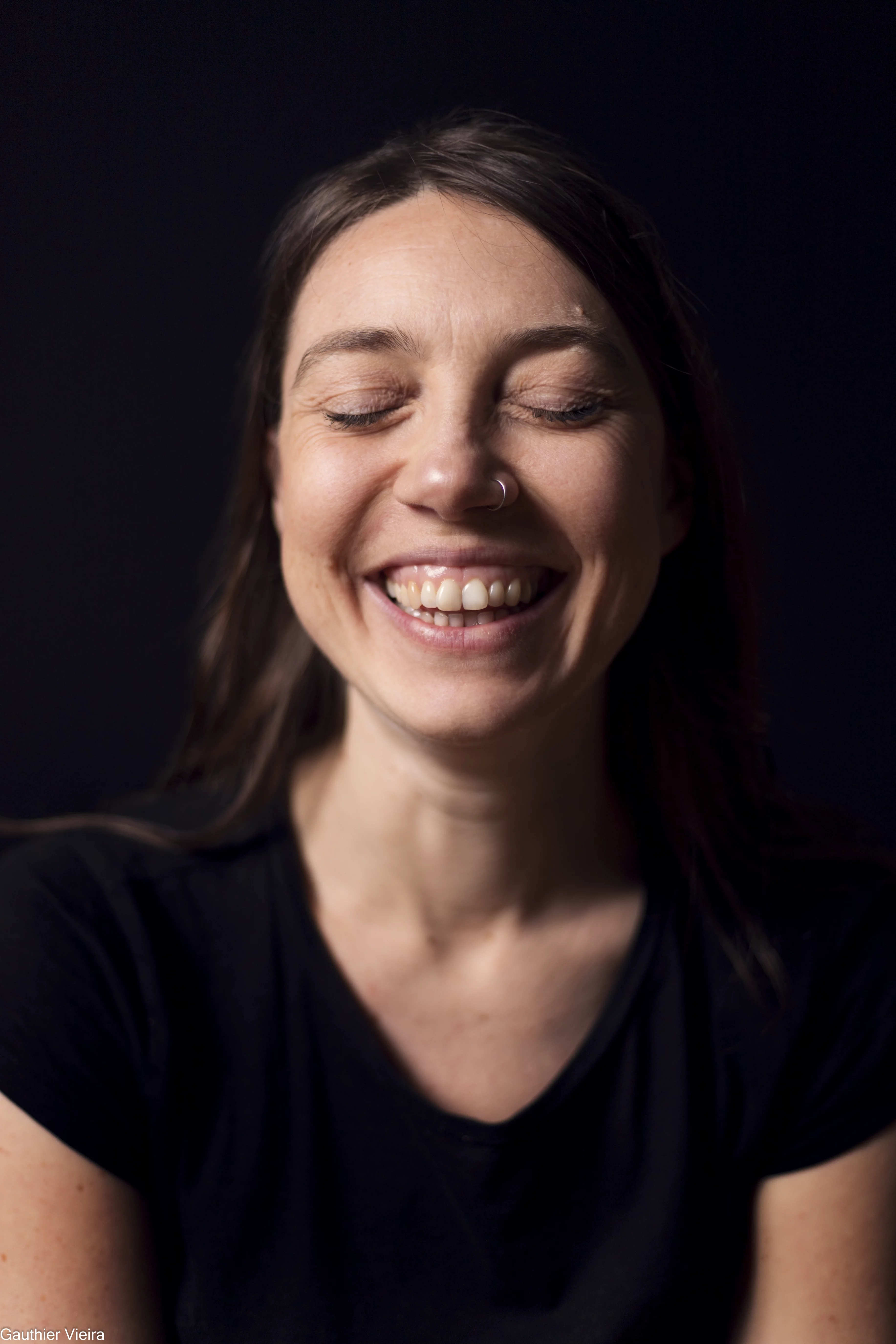 Portrait photo studio réalisée par un photographe professionnel